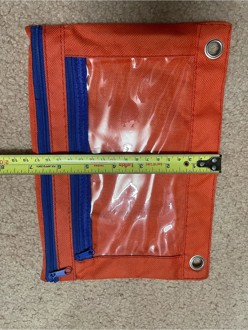 3-Pack Kids Pencil Case Set - Green, Orange & Purple